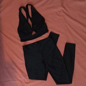Matching black workout SET🖤
